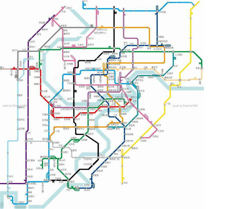 重庆最新地铁线路图全景解析